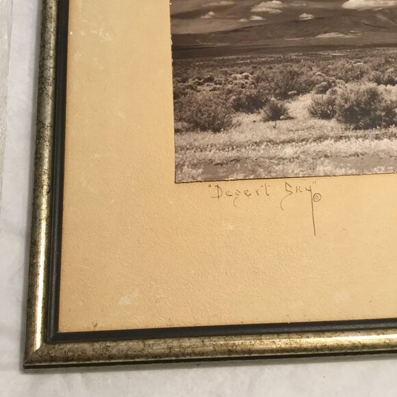 Vintage signed Robley Johnson photograph "Desert Sky" framed - Picture 11 of 14
